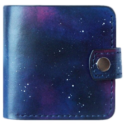 бумажник 15517 7006 фактура матовая гладкая синий Бумажник , фактура гладкая, синий