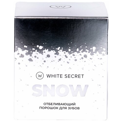 Купить White Secret, Отбеливающий порошок для зубов White Secret Snow, Зубная паста