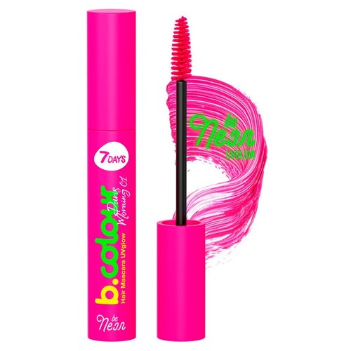 7DAYS Тушь для волос B.Colour Hair Mascara UVglow, 01 paris morning, 10 мл