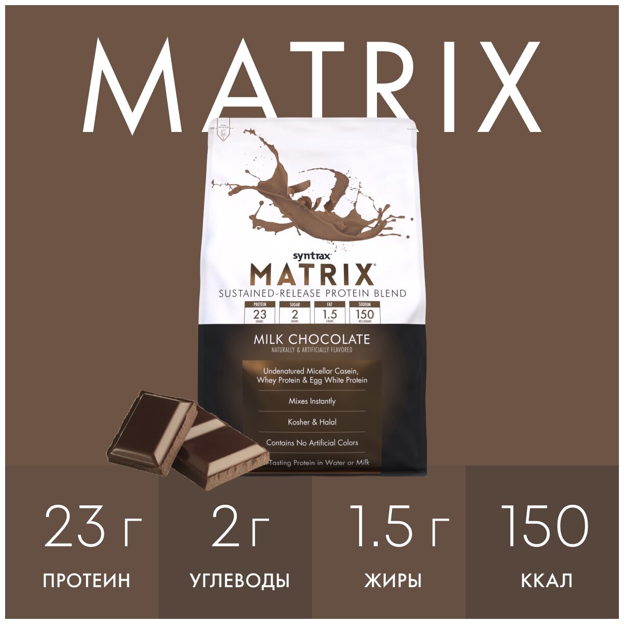 Syntrax Matrix 5.0 (2,27 кг) Молочный Шоколад