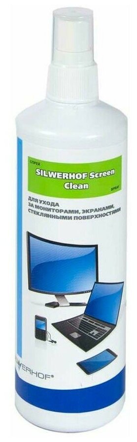 Спрей для чистки Silwerhof Screen Clean экранов мониторов/телевизоров (671210)