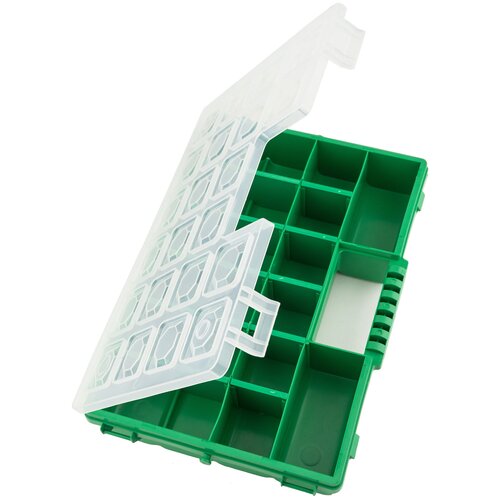 Gamma Коробка для шв. принадл. OM-009 пластик 28.5 x 20 x 5 см салатовый