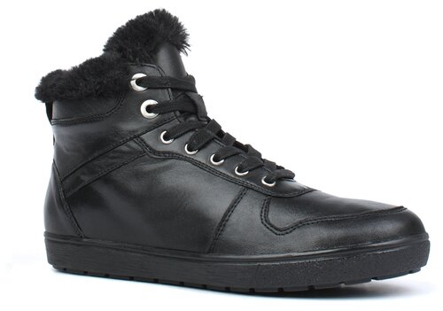 Ботинки  Caprice 38.5, зимние,натуральная кожа, полнота G, размер 38,5, черный