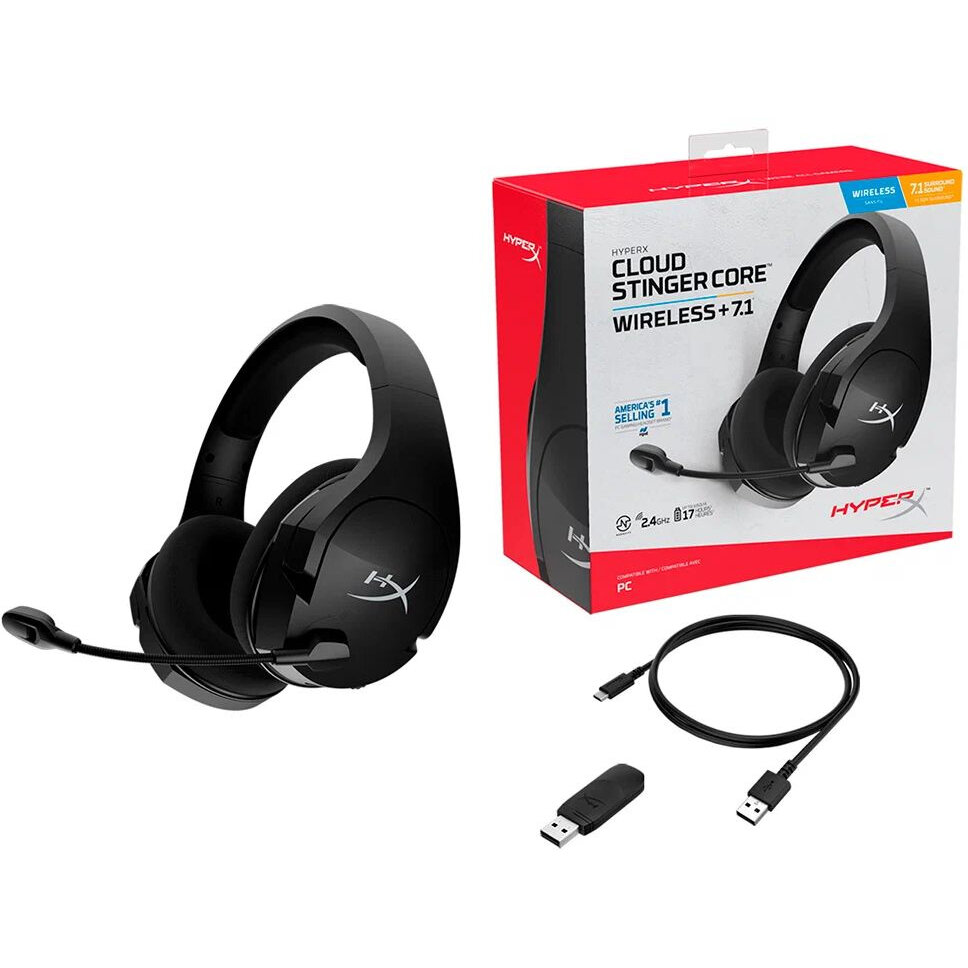 Беспроводная компьютерная гарнитура HyperX Cloud Stinger Core Wireless + 71