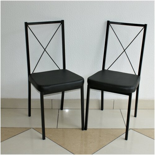 Стул Лофт с мягким сиденьем, стулья для кухни комплект 2 шт.