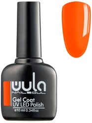 WULA Гель-лак Gel Coat, 10 мл, 398 оранжевый неон
