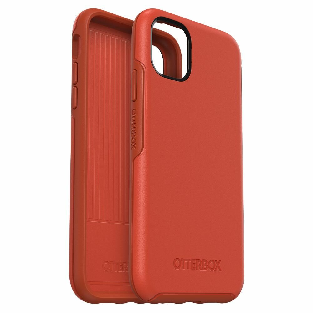 Противоударный чехол OtterBox Symmetry Series Risk Tiger Red/Orange для iPhone 11, цвет оранжевый, красный