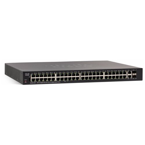 SG250X-48P-K9-EU Коммутатор SG250X-48P 48-Port Gigabit PoE Smart Switch with 10G Uplinks 21035000₽