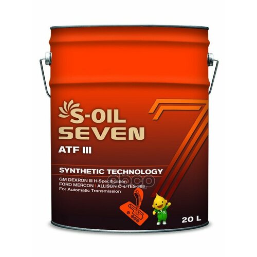 S-Oil 7 Atf Iii (20Л), Synthetic Technology S-Oil арт. E107992