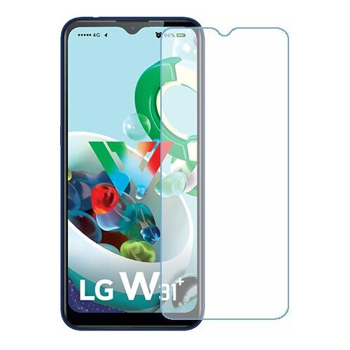 LG W31+ защитный экран из нано стекла 9H одна штука