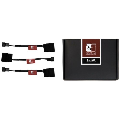 разветвитель noctua 4 pin y cables 3pc na syc1 blue Переходники для вентиляторов Noctua NA-SAC1