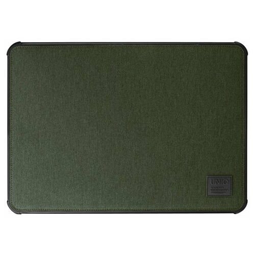 Чехол Uniq DFender Sleeve Kanvas для MacBook Pro 15 (2016/19), зеленый