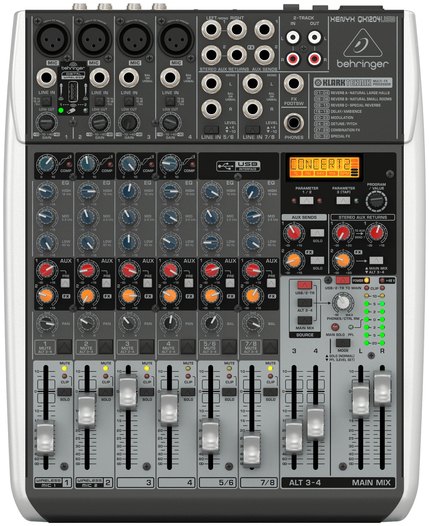 BEHRINGER XENYX QX1204USB - Микшерный пульт