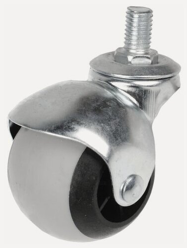 Изображение товара Колесо мебельное поворотное 50мм с болтом М10, подшипн, круглое (SANBERG)