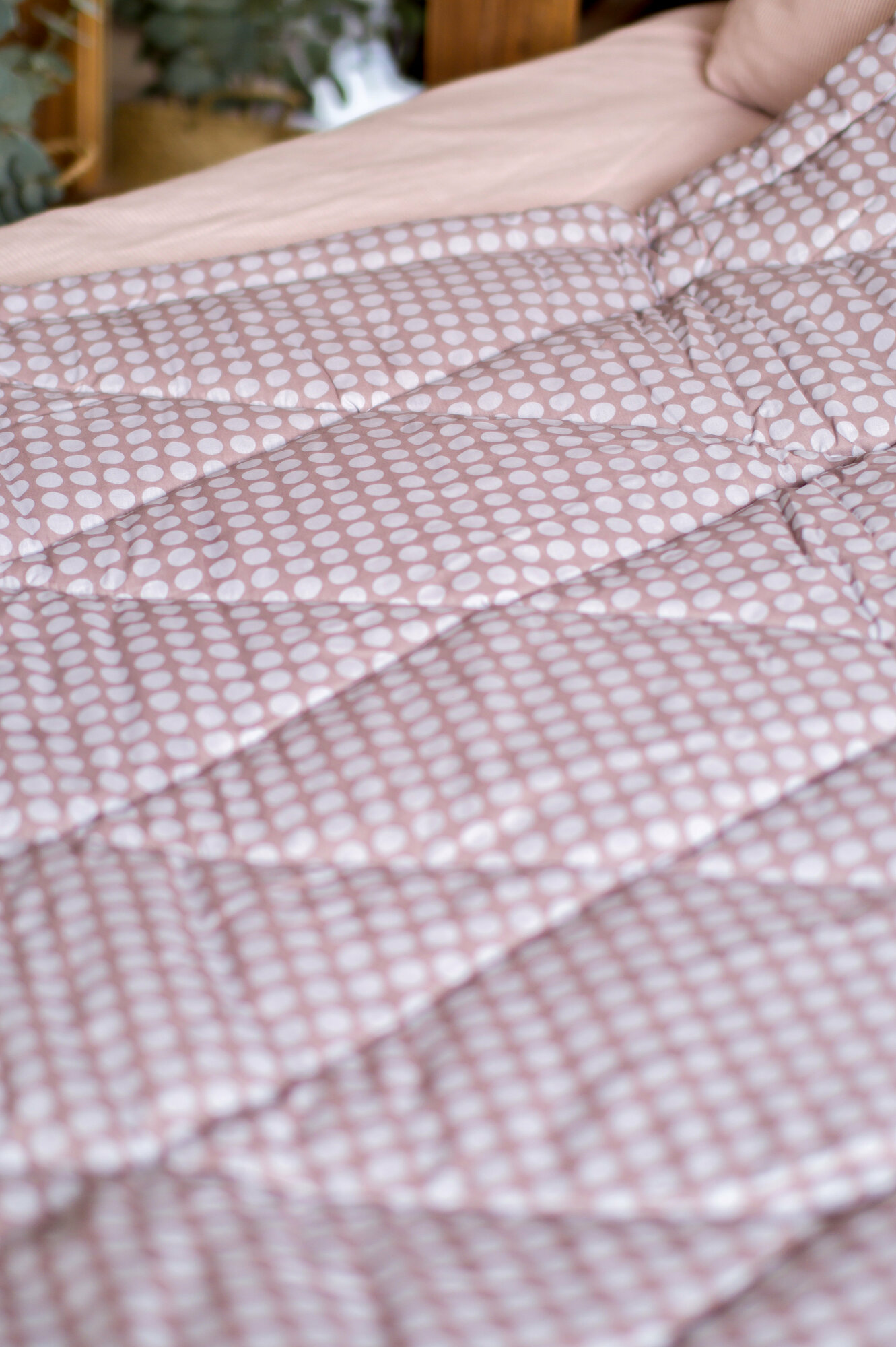Одеяло двуспальное облегчённое всесезонное лён (172х205) "Милана" - фотография № 11