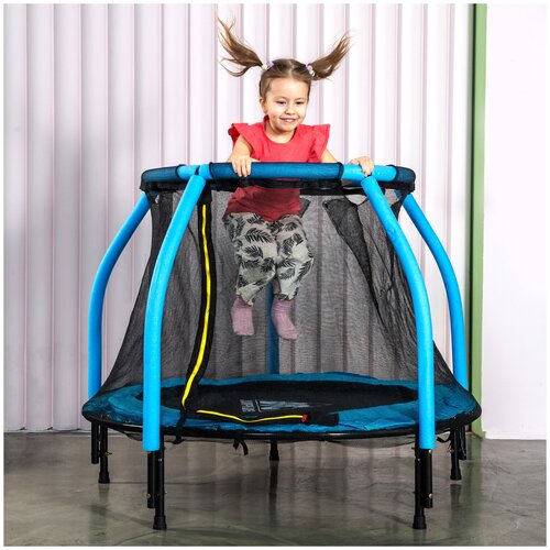 фото Каркасный батут dfc jump kids 48" 92х50х19 см , синий