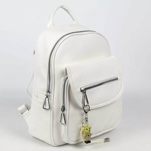 фото Рюкзак 8961 белый, фактура гладкая, белый piove