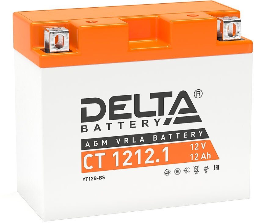 DELTA Battery CT 1212 12В 12 А·ч