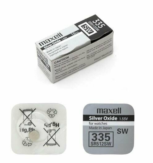 MAXELL 335, SR512SW, SB-AB 1шт