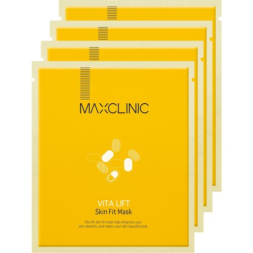 Набор из 4х масок для тонуса и сияния кожи лица Maxclinic Vita Lift Skin Fit Mask 76 млгр 2587₽