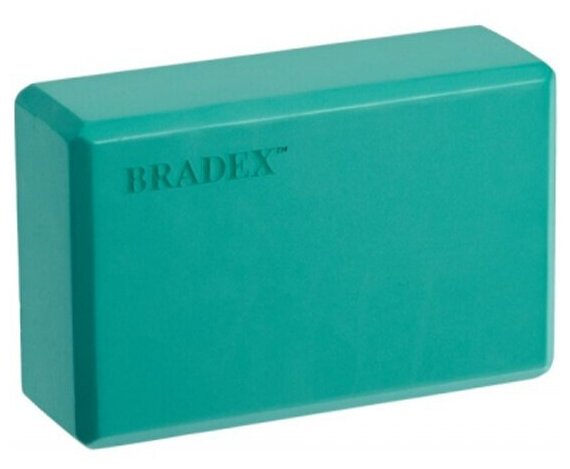 Блок для йоги Bradex бирюзовый (SF 0408)