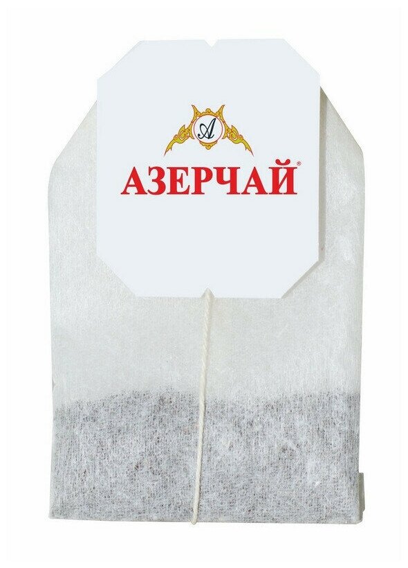 Чай азерчай черный с бергамотом, 100 пакетиков с ярлычками по 2 г, картонная коробка, 419830 - фотография № 13