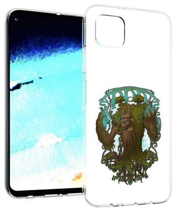 Чехол задняя-панель-накладка-бампер MyPads trent protector для Huawei Nova 6 SE/Huawei Nova 7i/Huawei P40 Lite противоударный