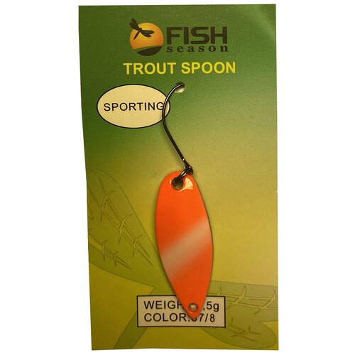 фото Блесна форелевая fish season sporting, 3,5g цвет-8 , крючок-kumho