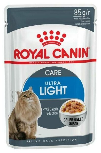 Влажный корм для кошек Royal Canin Ультра Лайт в желе 85 гр