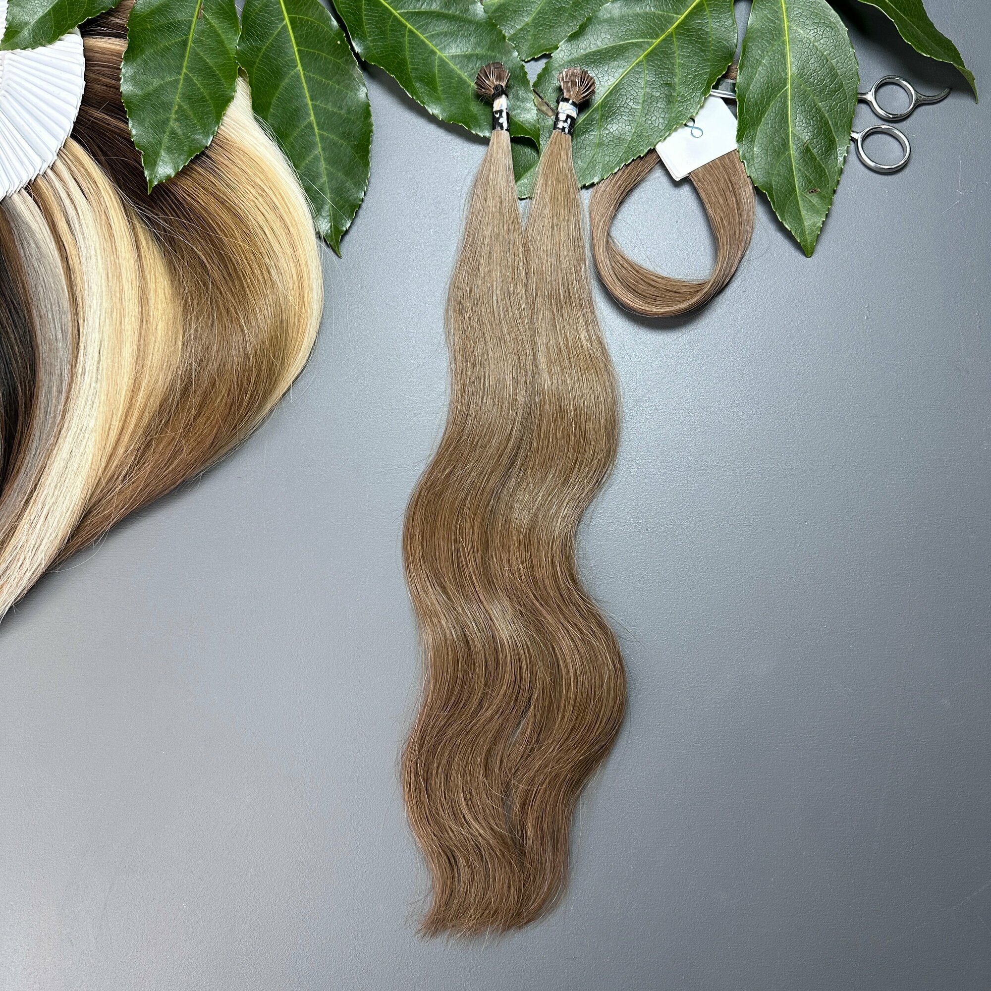 Волосы Belli Capelli славянские стандарт на классической капсуле 40 см №8 (25 капсул)