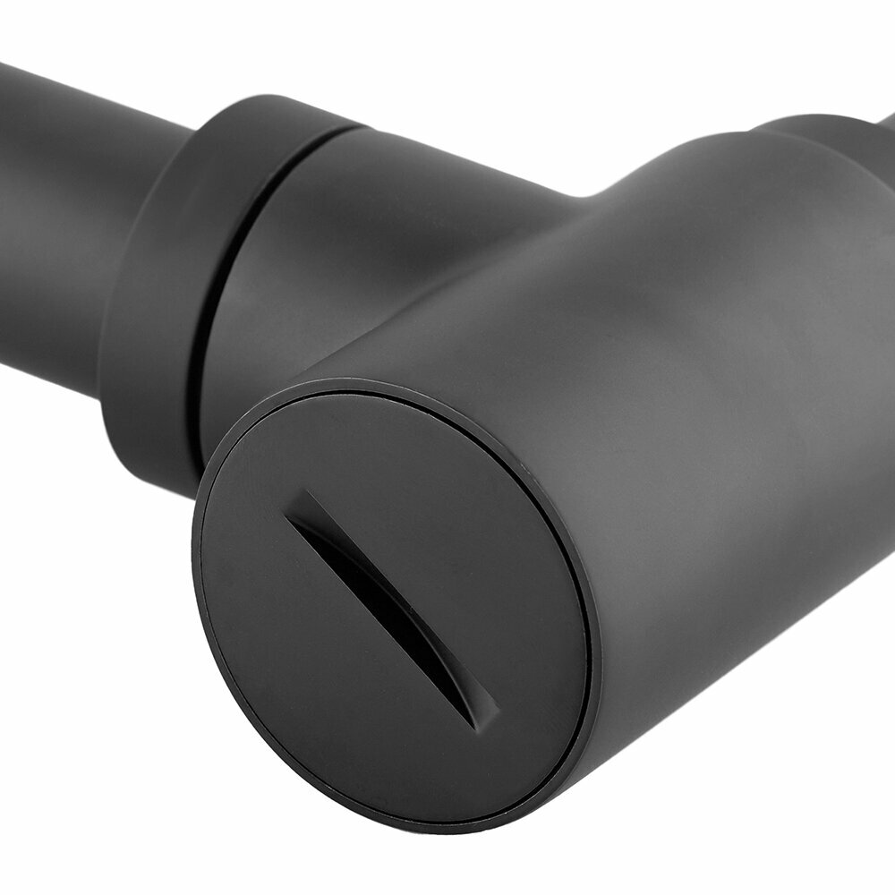 Сифон для раковины Wirquin Lineis без выпуска 1/4 х 32 мм, черный - фото №9