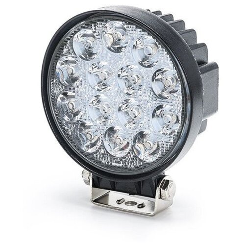 Светодиодная фара 42 ватт 14 LED EPISTAR ближнего рабочего света размер 11 СМ IP67/задний ХОД/на крышу/внедорожник/самосвал/трактор/бульдозер/дорожная техника/сельхозтехника