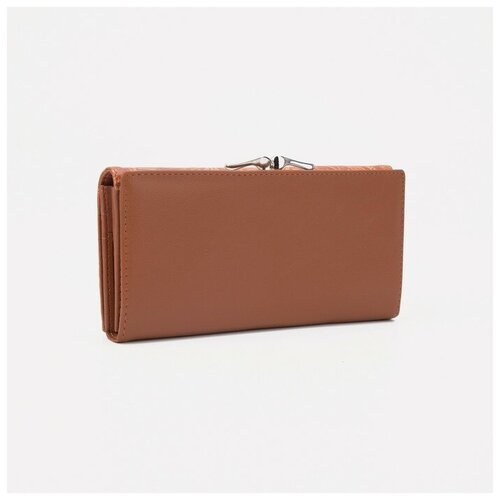 фото Кошелёк на магнитах, цвет коричневый нет бренда