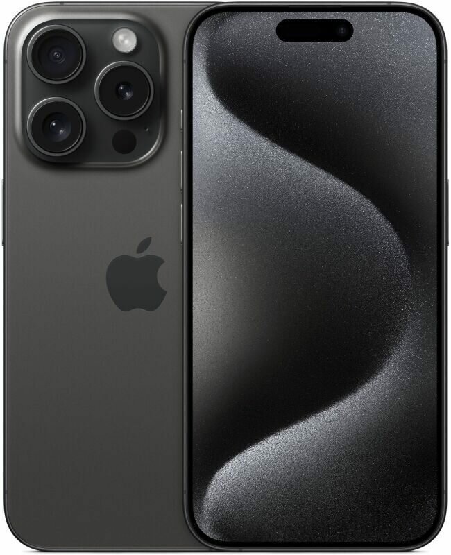 Смартфон Apple iPhone 15 Pro Max 256GB Black Titanium Dual: nano SIM + eSIM — фото 1