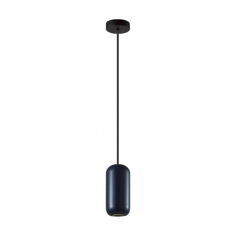 5060/1C PENDANT ODL24 313 темн. синий/черный/металл Подвес GU10 LED 4W COCOON