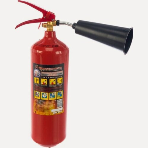 Изображение товара Огнетушитель Ярпожинвест ОУ-2 углекислотный 2кг