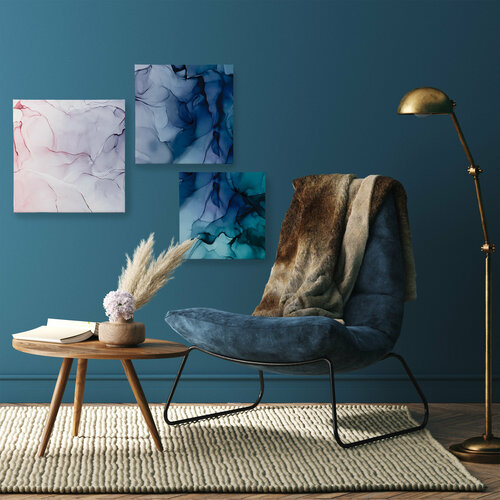 Модульная картина для интерьера на стену четырехугольная INCREDIBLE INK CANVAS