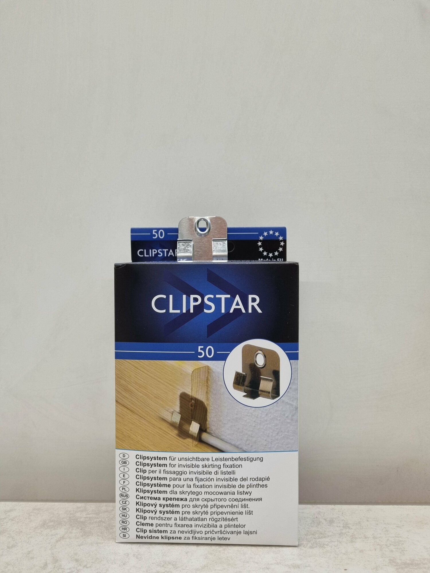 Крепеж для плинтусов Clipstar от Pedross, 50 штук