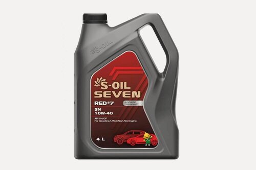 Изображение товара Синтетическое моторное масло S-OIL 7 RED #9 SP 0W-20, канистра 4 литра