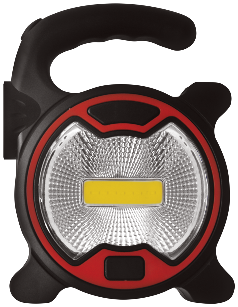 Автономный светодиодный прожектор 5W COB + 1W LED, 3xAA, 300Лм + 80Лм, IP23, Ritter