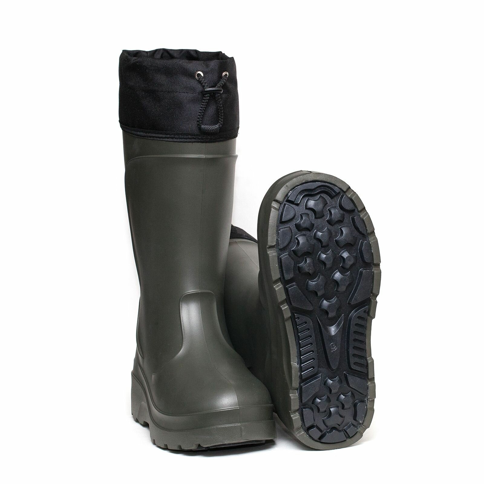 Сапоги зимние мужские барс С181 ЭВА, размер 46, цвет оливковый