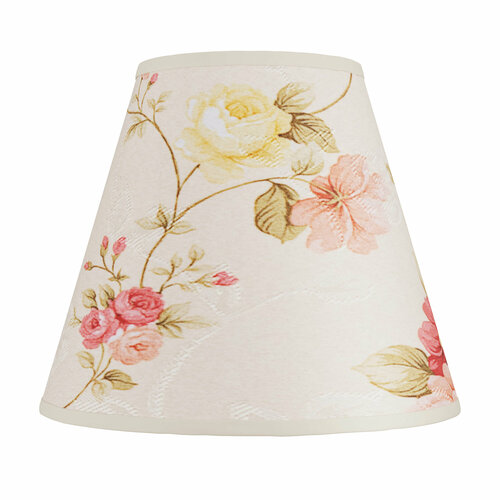 RAZSVET Абажур для бра и люстры 15 см E14 цветочный узор Razsvet RZ-0815-4-32