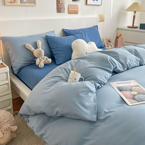 Комплект постельного белья Ins Wind 15м дымчато-голубое 1725₽