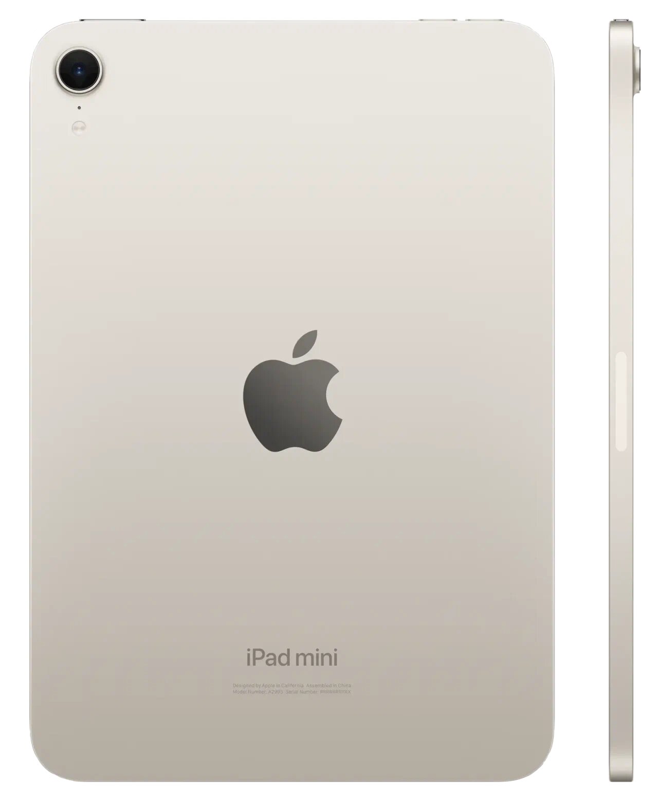 Планшет Apple iPad Mini 7 8/128Gb WiFi(2024) Starlight, сияющая звезда — фото 1