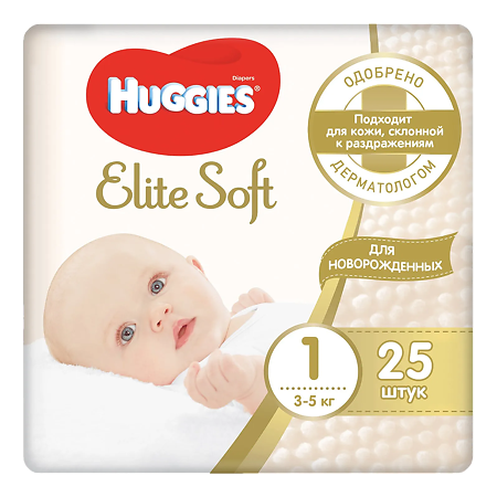 Хаггис подгуз ELITE SOFT 1/3-5кг №20