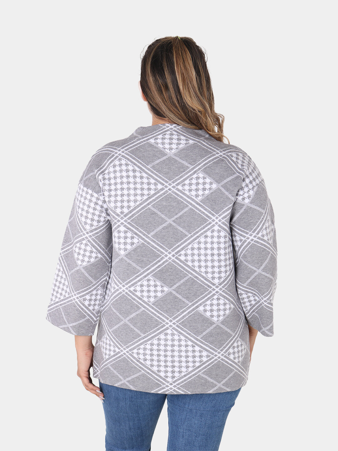 Свитер размер One Size, , серый — фото 1