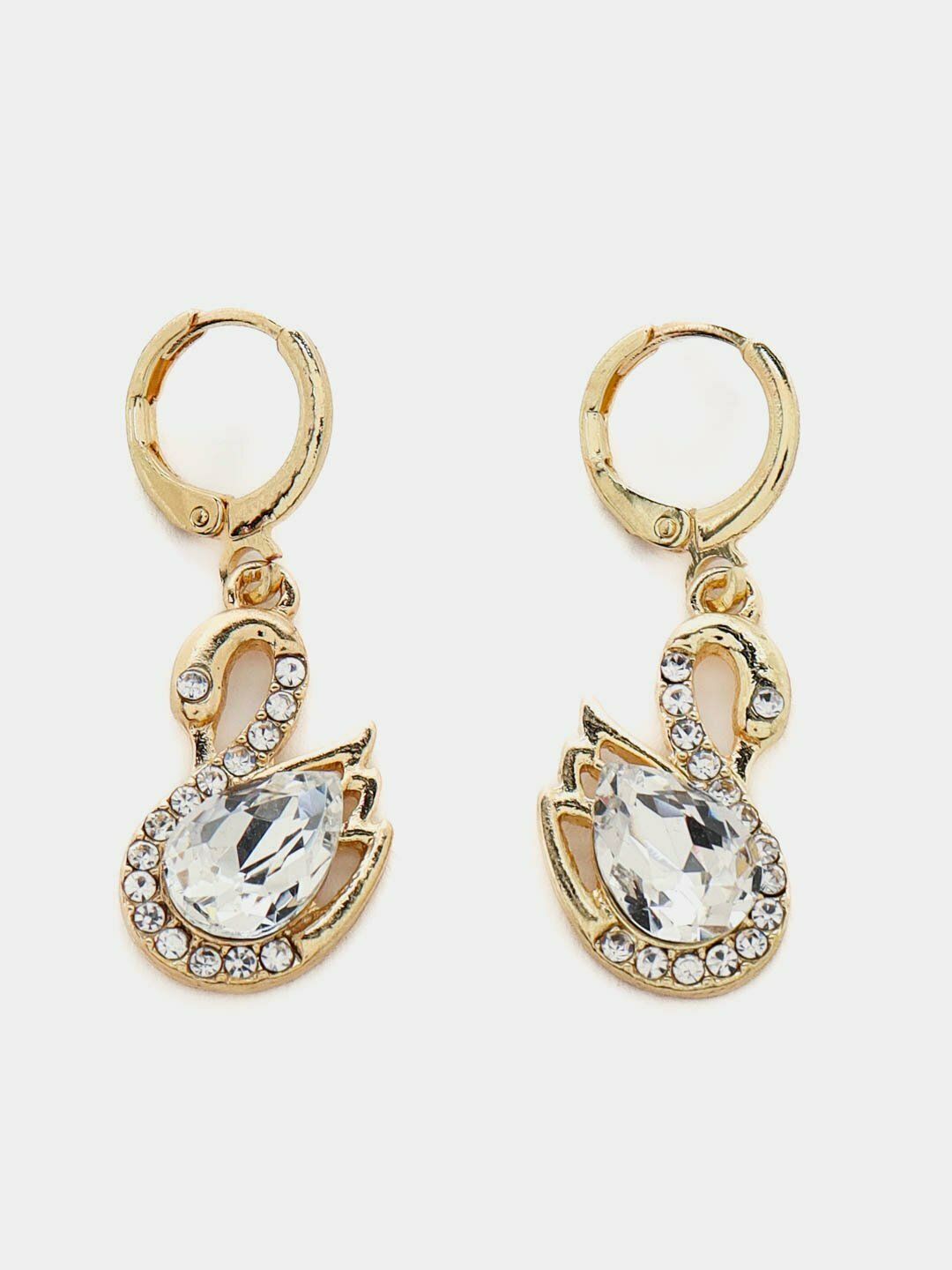 Серьги, белый — фото 1