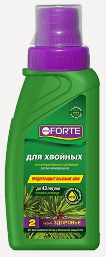 Изображение товара Удобрение Здоровье для хвойных 285 мл (Bona Forte)