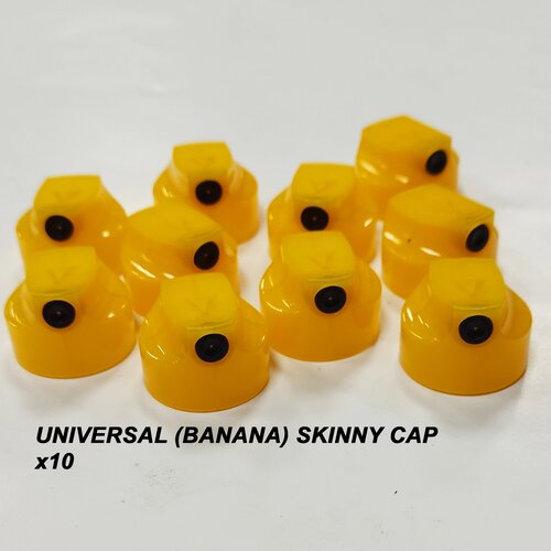 Кэпы для аэрозольного баллона Universal Banana skinny, 10шт набор