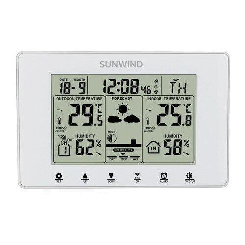 Погодная станция SunWind SW-WSH160 белый 527000₽